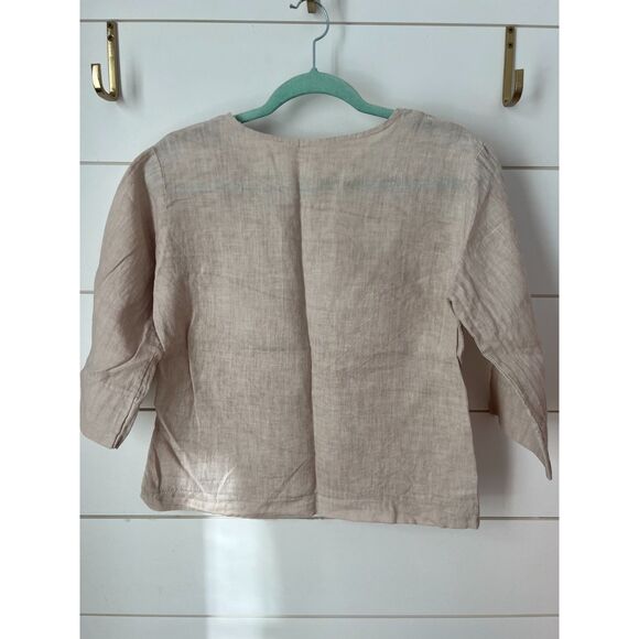 Viola Borghi Lagenlook 100% Linen Cardigan - Picture 2 of 3